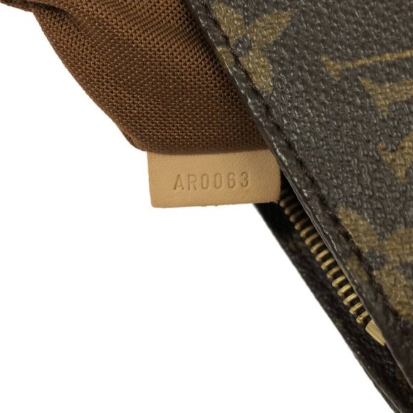 Auth LOUIS VUITTON Trotteur M51240 Brown Monogram AR0063 Shoulder Bag - Picture 11 of 16